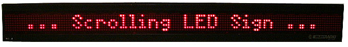 scrolling LED sign